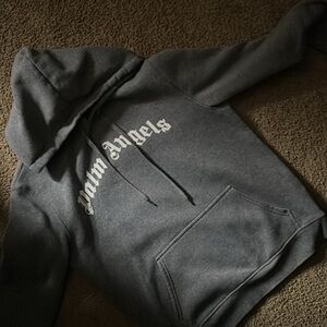 Palm Angels Charcoal Hoodie